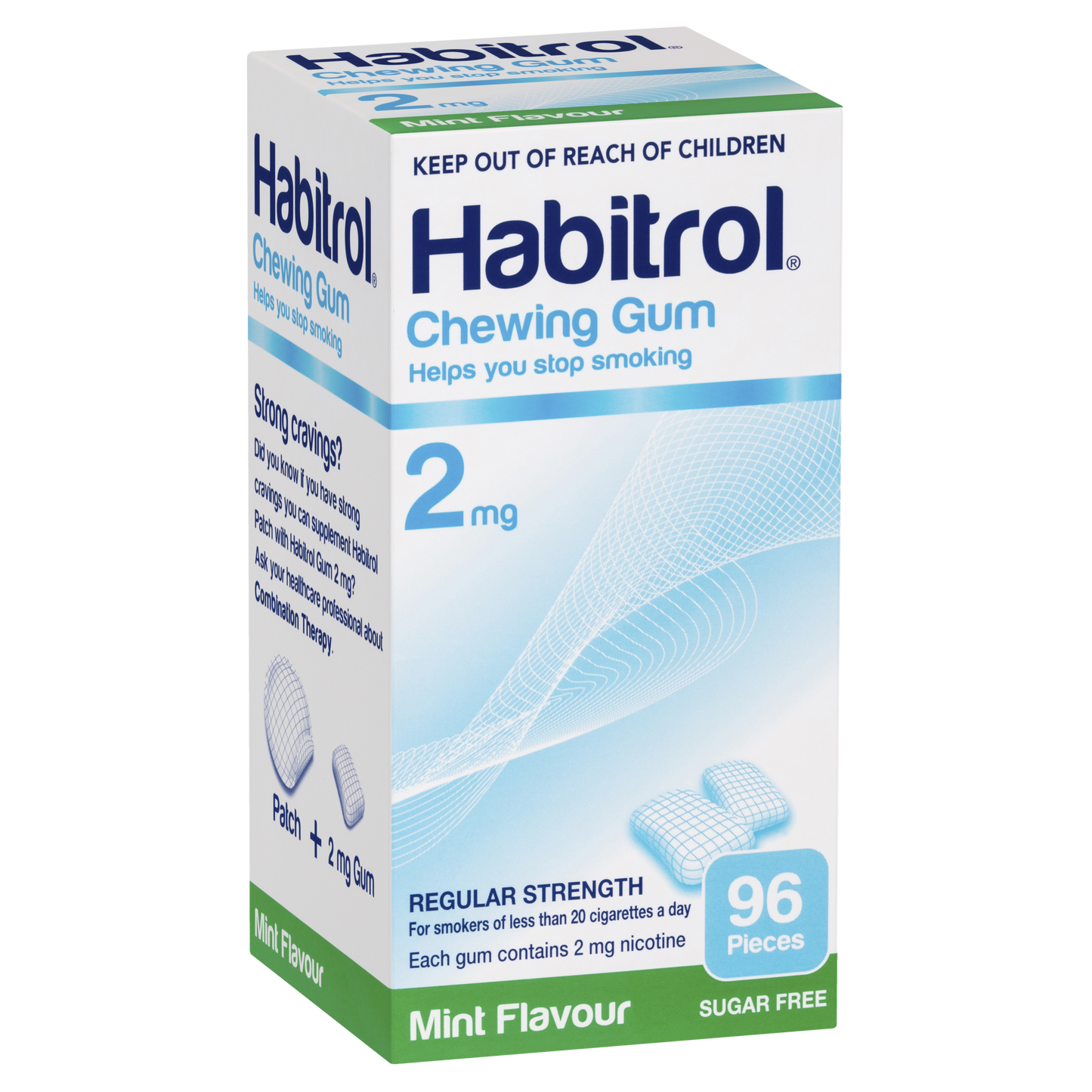 Habitrol Chewing Gum 2mg - Mint