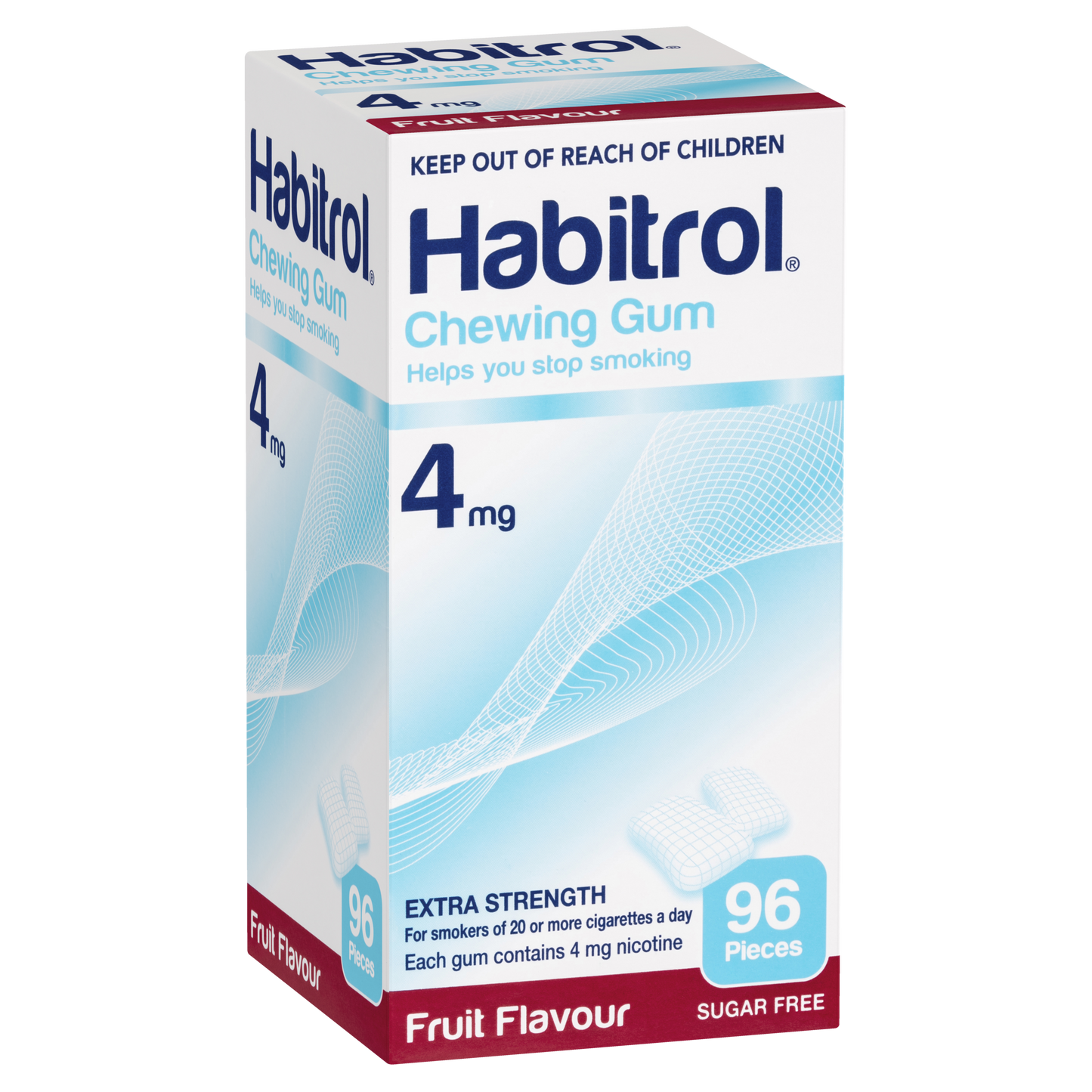 Habitrol Chewing Gum 4mg - Fruit