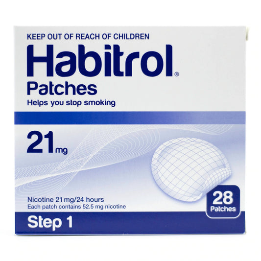 Habitrol Patches Step 1 21mg (Dispensary Pack)