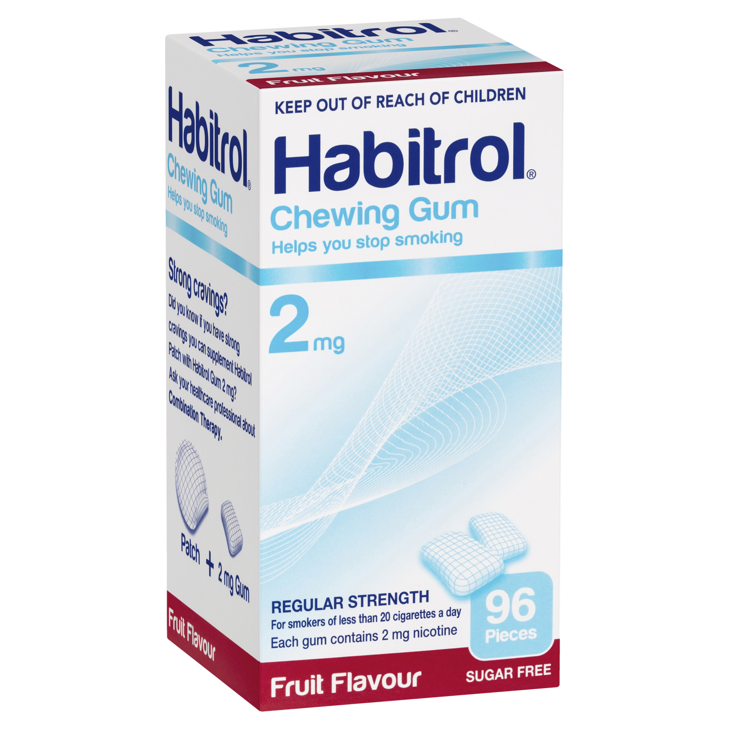 Habitrol Chewing Gum 2mg - Fruit