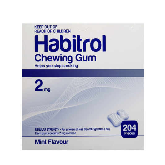 Habitrol Chewing Gum 2mg - Mint (Dispensary Pack)