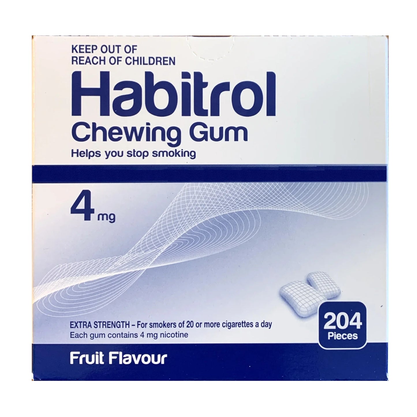 Habitrol Chewing Gum 4mg - Mint (Dispensary Pack)