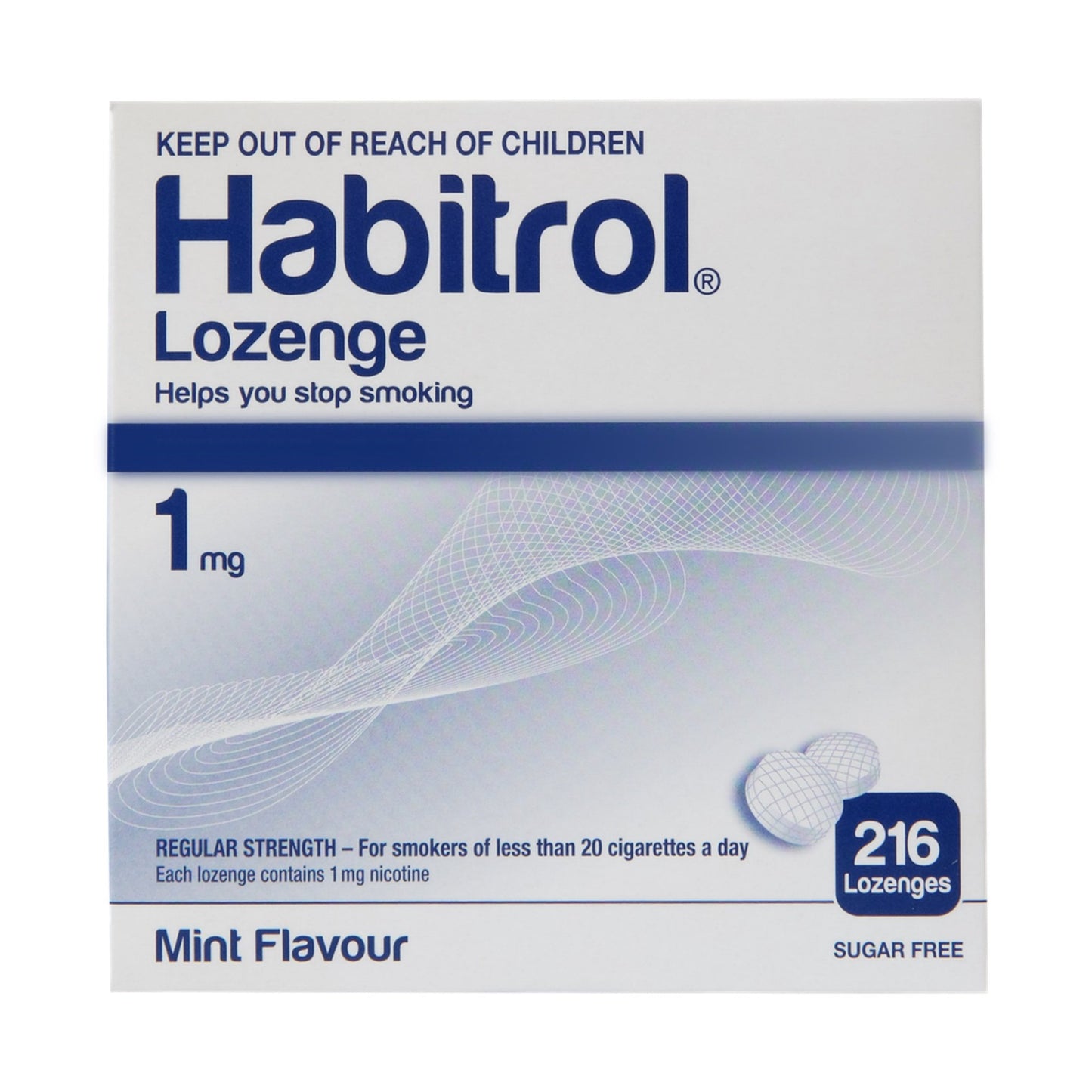 Habitrol Lozenges 1mg - Mint (Dispensary Pack)