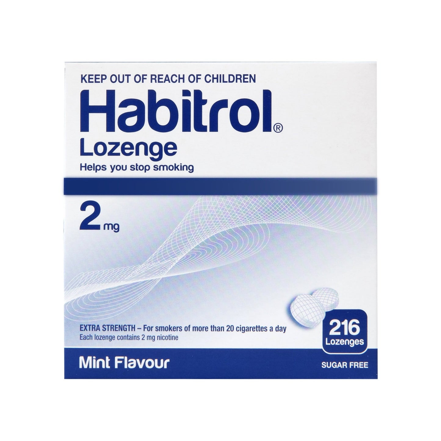 Habitrol Lozenges 2mg - Mint (Dispensary Pack)